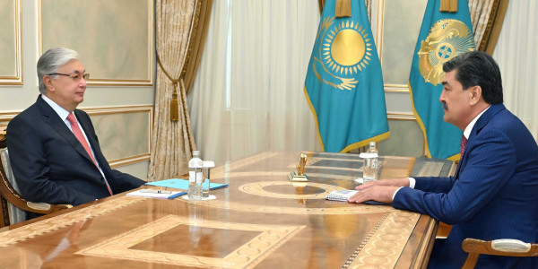 К. Токаев принял министра экологии и природных ресурсов Ерлана Нысанбаева