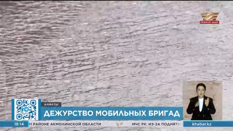 Мобильные бригады будут дежурить в Алматы во время ливневых дождей