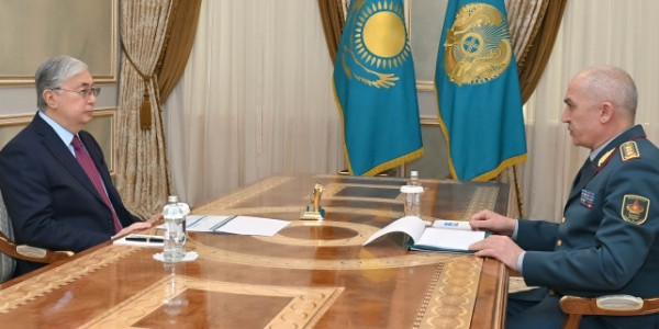 Мемлекет басшысы Қорғаныс министрі Руслан Жақсылықовты қабылдады