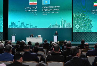 Касым-Жомарт Токаев и Масуд Пезешкиан приняли участие в казахско-иранском бизнес-форуме