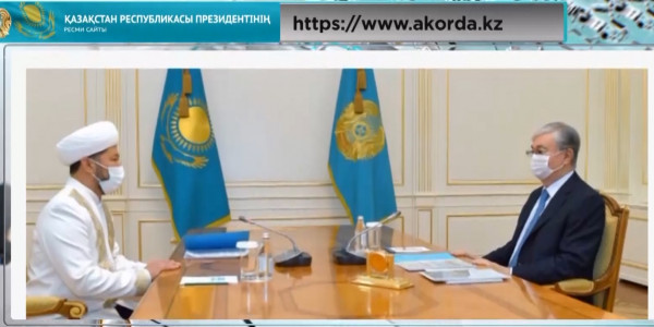 Қасым-Жомарт Тоқаев Бас мүфти Наурызбай қажы Тағанұлын қабылдады