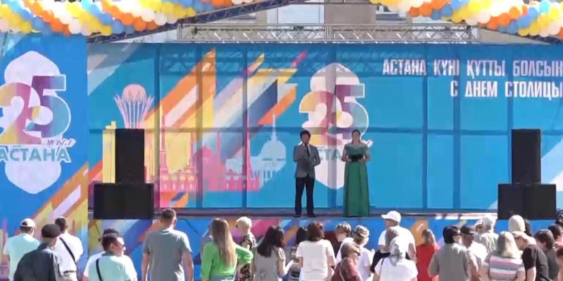 Петропавлда Астана күніне арналған мерекелік концерт өтті