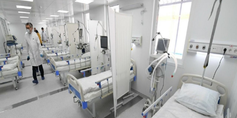 В Алматы модульная инфекционная больница уже принимает зараженных COVID-19 пациентов