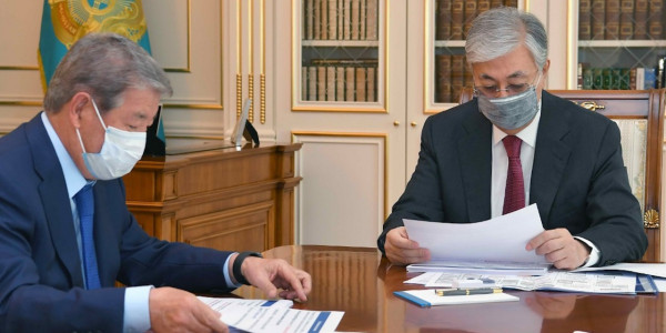 К.Токаев принял главу &laquo;Самрук-Қазына&raquo;