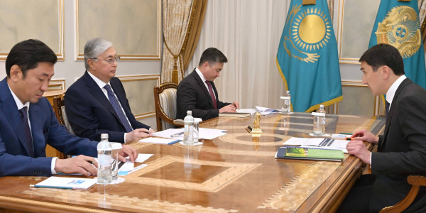 Президент принял председателя правления АО &laquo;НК &laquo;КазМунайГаз&raquo;