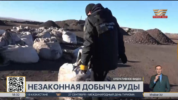 Марганцевую руду незаконно добывал житель области Улытау