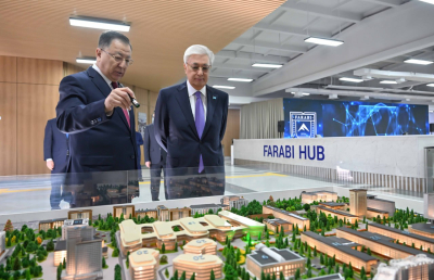 Президент әл-Фараби атындағы Қазақ ұлттық университетіне барды