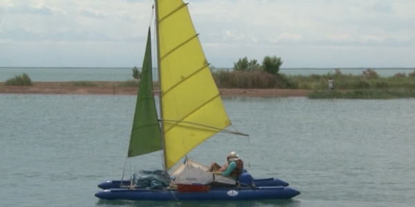 Қапшағай су қоймасында желкенді қайық жарысы басталды