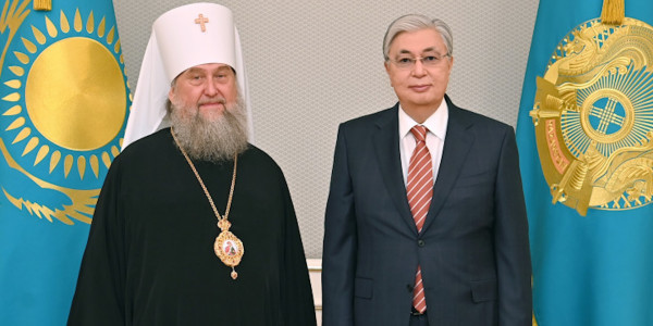 Президент Астана және Қазақстан митрополиті Александрды қабылдады