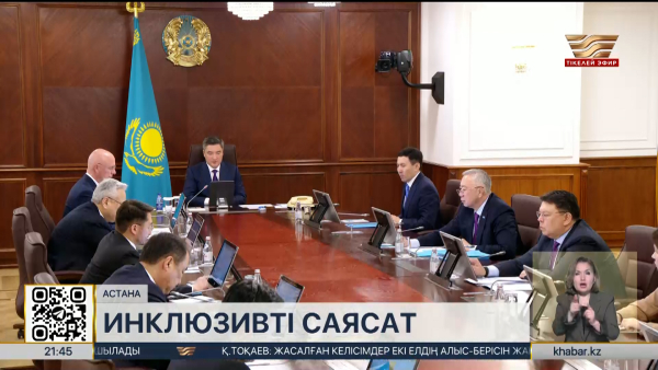 Үкіметте инклюзивті саясат мәселелері қаралды