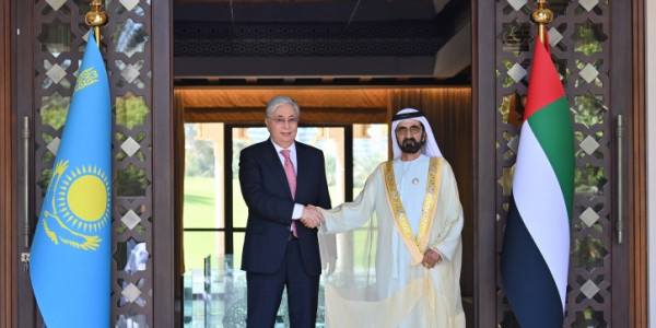 Тоқаев шейх Мұхаммед бен Рашид Әл Мактуммен кездесті
