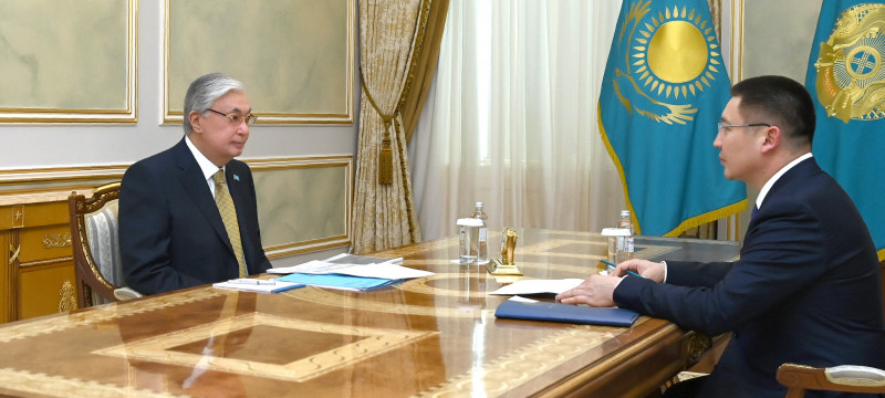 Глава государства принял акима Павлодарской области Асаина Байханова