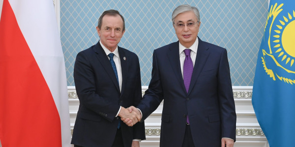 К. Токаев принял маршала Сената Польши