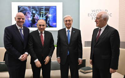 Глава государства провел ряд встреч в Давосе