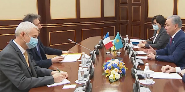 Нурлан Нигматулин принял посла Франции