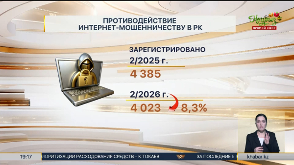 На 8% сократилось число случаев интернет-мошенничества
