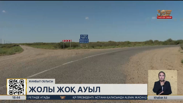 Жамбыл облысында екі ауыл әлі күнге дейін жолсыз отыр
