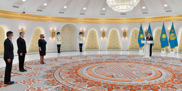 Президент принял верительные грамоты послов Латвии, Туркменистана и Таиланда