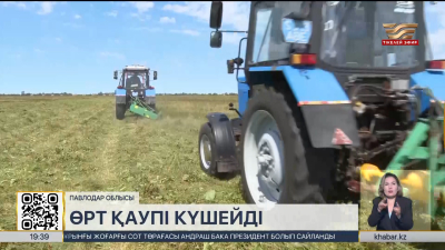 Павлодар облысында өрт қаупі күшейді