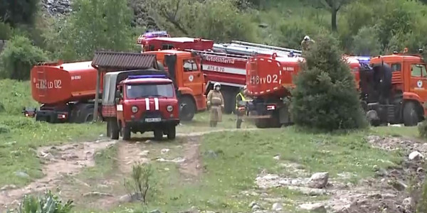 &laquo;Огонь-21&raquo;: учения по тушению природных пожаров проходят в Алматы