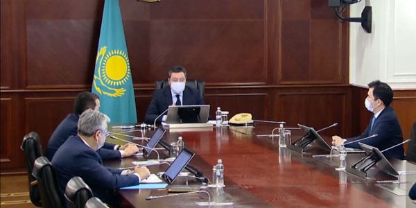 Аскар Мамин представил новых министров