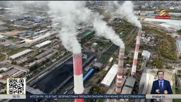 На ТЭЦ-2 в Петропавловске запустили новую дымовую трубу