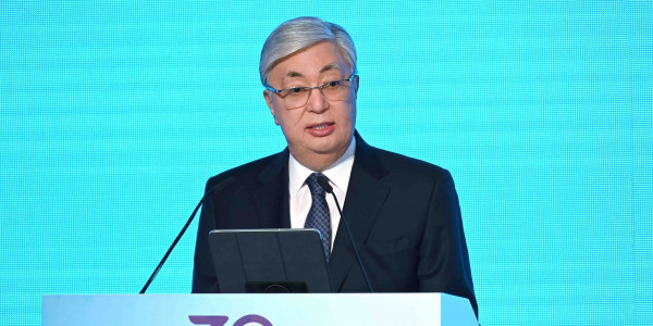 Глава государства принял участие в торжественном мероприятии, посвященном 30-летию компании &laquo;Тенгизшевройл&raquo;