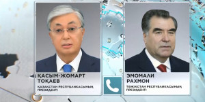 Қасым-Жомарт Тоқаев Тәжікстан Президентімен телефон арқылы сөйлесті