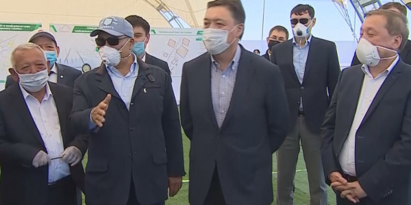 Асқар Мамин Мақтаарал ауданындағы қалпына келтіру жұмыстарының барысын тексерді