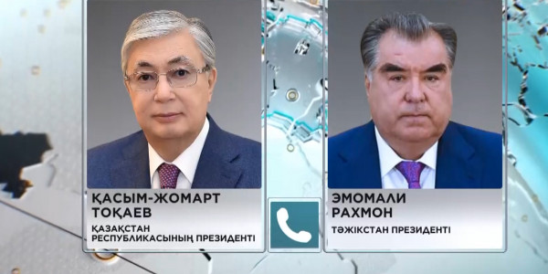 Қазақстан мен Тәжікстан Президенттері Ауғанстандағы жағдайды талқылады