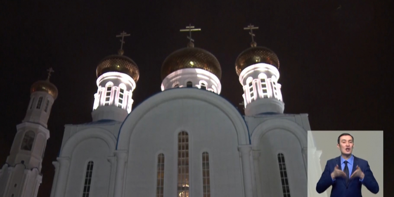 В православных церквях прошла ночная праздничная литургия