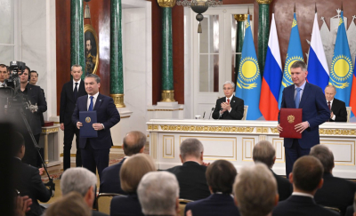 Ресей сапары: бірқатар үкіметаралық және ведомствоаралық құжаттарды алмасу рәсімі өтті