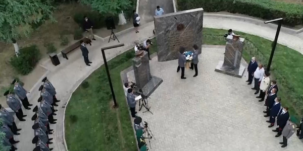 Таразда ҰҚК қызметкерлеріне арналған саябақ ашылды