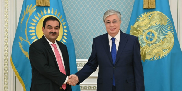 Президент Adani Group компаниясының президенті Гаутам Аданиді қабылдады