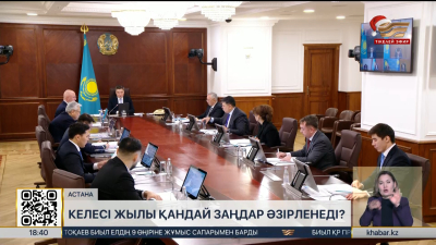 Үкімет келесі жылы 12 заң жобасын әзірлеуді жоспарлап отыр