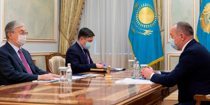 Глава государства принял уполномоченного по защите прав предпринимателей Рустама Журсунова