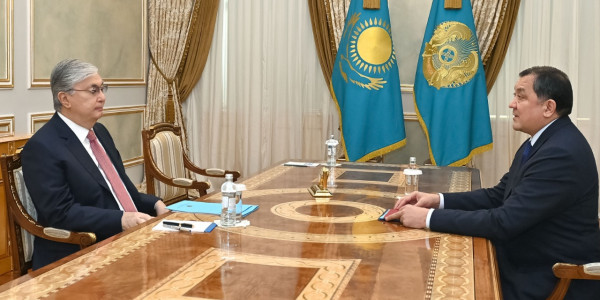 Президент Маңғыстау облысының әкімі Нұрлан Ноғаевты қабылдады