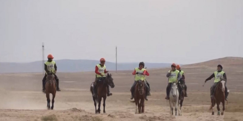 Конный марафон «Ұлы дала жорығы» завершился в Туркестане