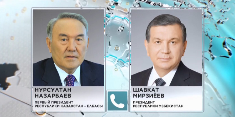 Нурсултан Назарбаев и Шавкат Мирзиёев обсудили график предстоящих встреч и мероприятий