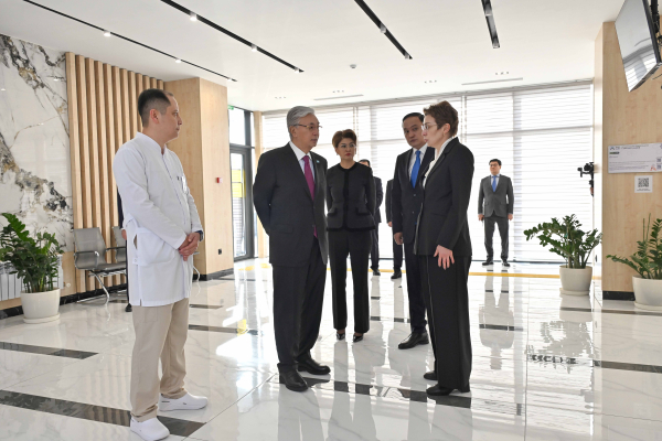 Қ. Тоқаев Тараздағы аритмология клиникасының жұмысымен танысты