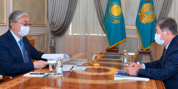 Президент принял руководителя &laquo;Самрук-Казына&raquo; А. Есимова