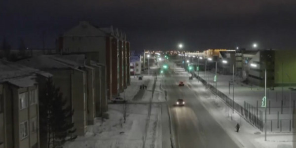 Реконструкцию уличного освещения провели в Петропавловске