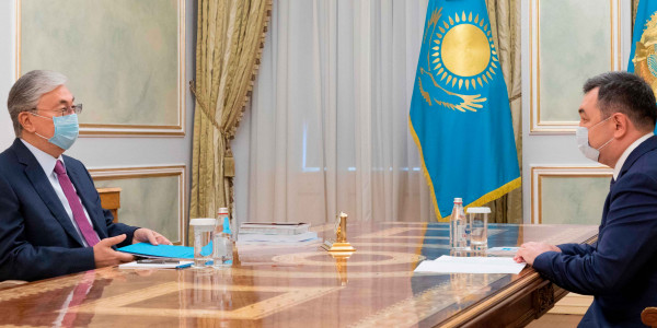 Президент Қасым-Жомарт Тоқаев &laquo;Егемен Қазақстан&raquo; республикалық газеті&raquo; АҚ Басқарма төрағасы Д.Қыдырәліні қабылдады