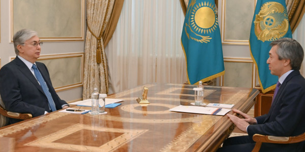 Президент РК принял председателя президиума Национальной палаты предпринимателей &laquo;Атамекен&raquo; Раимбека Баталова