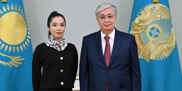 Мемлекет басшысы Астана қаласы шахмат федерациясының құрметті президенті Динара Сәдуақасованы қабылдады