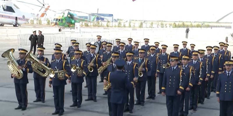 В Астане проходит Международный военно-музыкальный фестиваль оркестров