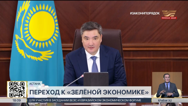 Олжас Бектенов провел заседание Совета по переходу к «зеленой экономике»