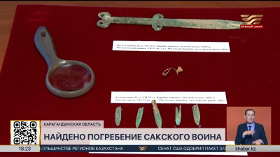 Погребение сакского воина найдено в Карагандинской области