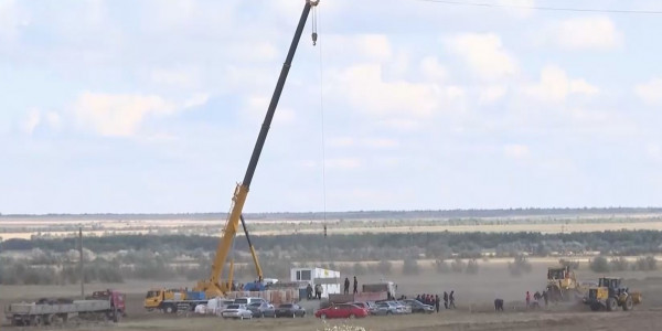 Әулиекөлде өрттен зардап шеккен тұрғындарға арнап салынатын үйлердің құрылысы басталды