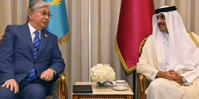 Глава государства принял участие в церемонии открытия Катарского экономического форума